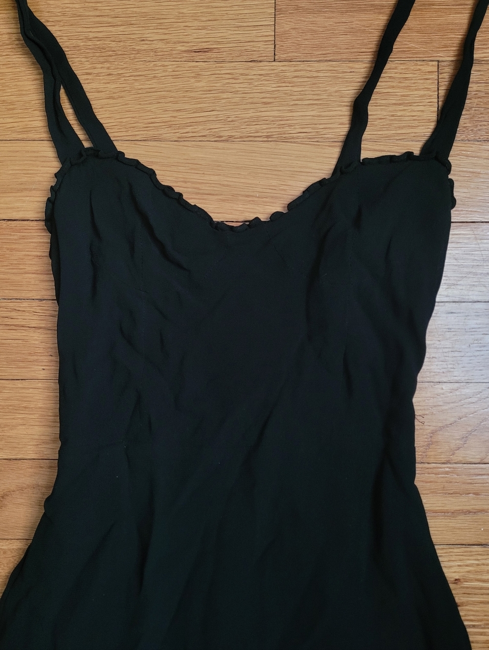 REFORMATION CHRISTINE DRESS IN BLACK - Picture 4 of 7